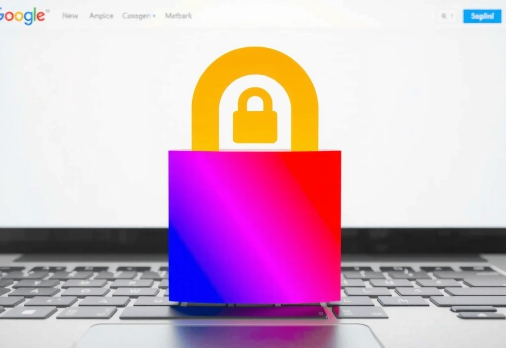 Secure padlock icon representing data privacy